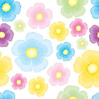 Vektör Çiçekleri ve Şube Kartı