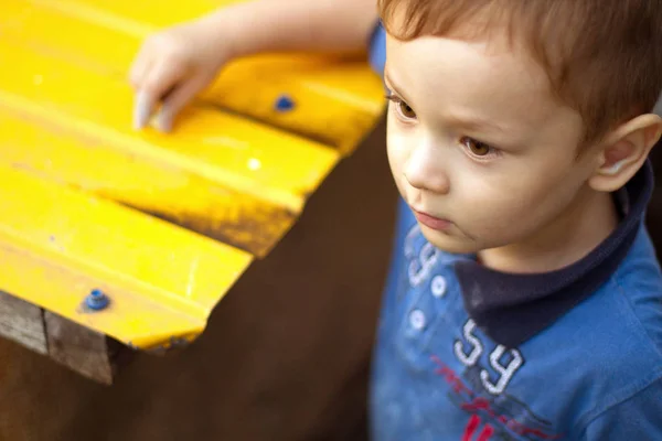 Boy with cute eyes — Stock Photo, Image