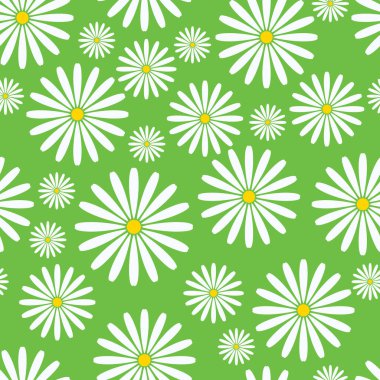 Çiçek ile Vektör dikişsiz peçete arka plan