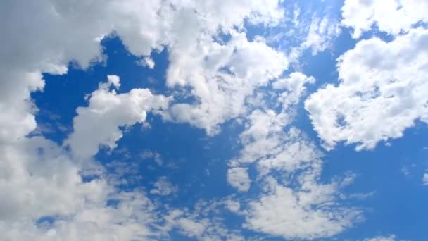 Time Lapse Beau Ciel Bleu Avec Des Nuages Nuages Beau — Video