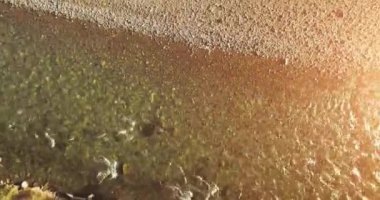 Güneşli yaz sabahında temiz ve taze bir dağ nehri üzerinde uçuşun ortasındayız. Dikey hareket