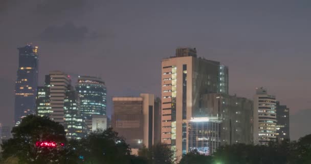 Lumpini Park, Bangkok, Thailand. Dec 2018 — Stockvideo