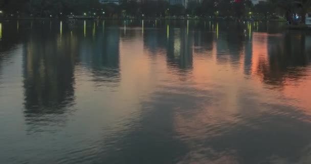 Lumpini Park, Bangkok, Thailand. DEC 2018 — Stock Video