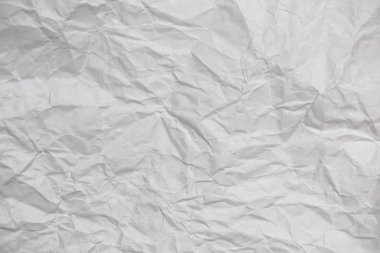 Beyaz Doku Arkaplanı. Buruşuk kağıt.