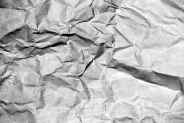 Beyaz Doku Arkaplanı. Buruşuk kağıt.