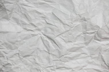 Beyaz Doku Arkaplanı. Buruşuk kağıt.