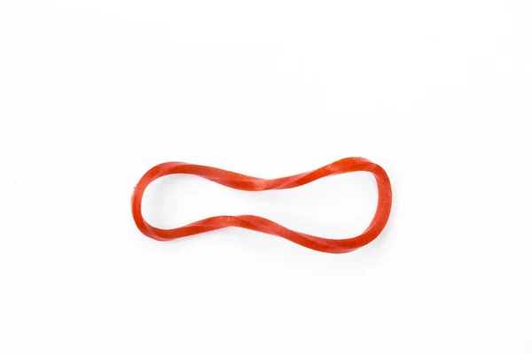 Rubber Band Plastic Band Isolated — Stock Photo, Image