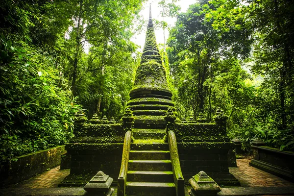 Alte Pagode Und Moos Phlio Wasserfall Nationalpark Chanthaburi Thailand — Stockfoto