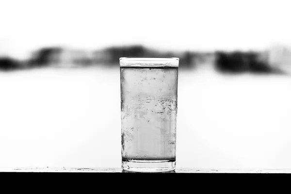 Glas Mörk Bakgrund — Stockfoto