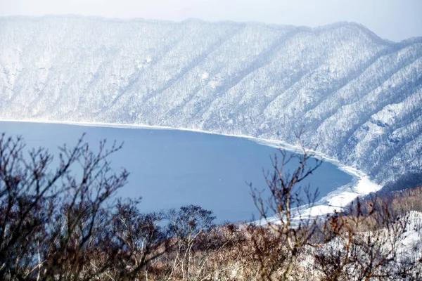 Вид Озеро Куттара Парке Ноборибецу — стоковое фото