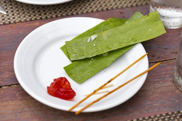 Sobras Comida Lugar Después Fiesta — Foto de Stock