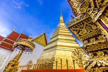 Wat Phra this Cho Hae, Kraliyet Tapınağı, Phrae, Tayland kutsal bir antik tapınak