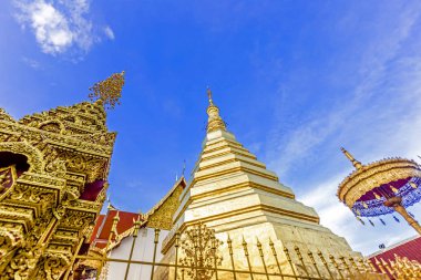 Wat Phra this Cho Hae, Kraliyet Tapınağı, Phrae, Tayland kutsal bir antik tapınak