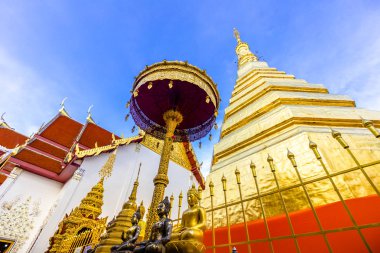 Wat Phra this Cho Hae, Kraliyet Tapınağı, Phrae, Tayland kutsal bir antik tapınak