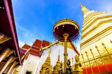 Wat Phra this Cho Hae, Kraliyet Tapınağı, Phrae, Tayland kutsal bir antik tapınak