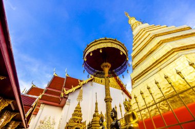 Wat Phra this Cho Hae, Kraliyet Tapınağı, Phrae, Tayland kutsal bir antik tapınak