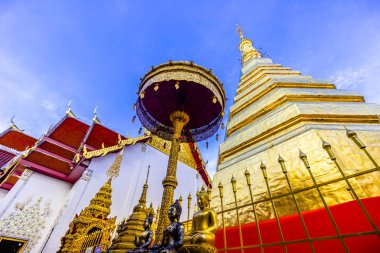 Wat Phra this Cho Hae, Kraliyet Tapınağı, Phrae, Tayland kutsal bir antik tapınak