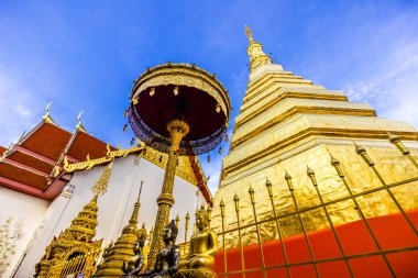 Wat Phra this Cho Hae, Kraliyet Tapınağı, Phrae, Tayland kutsal bir antik tapınak