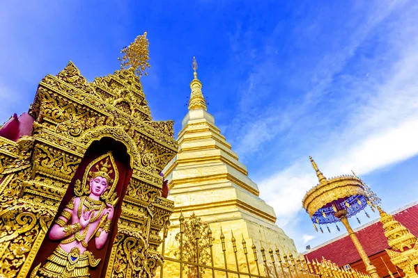 Wat Phra Cho Hae Templo Real Templo Sagrado Antigo Phrae — Fotografia de Stock