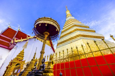 Wat Phra this Cho Hae, Kraliyet Tapınağı, Phrae, Tayland kutsal bir antik tapınak