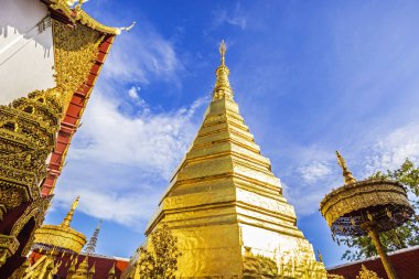 Wat Phra this Cho Hae, Kraliyet Tapınağı, Phrae, Tayland kutsal bir antik tapınak