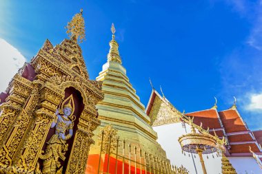 Wat Phra this Cho Hae, Kraliyet Tapınağı, Phrae, Tayland kutsal bir antik tapınak