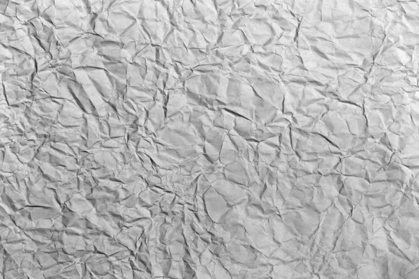 White Texture Background Crumpled Paper — Stock Photo, Image