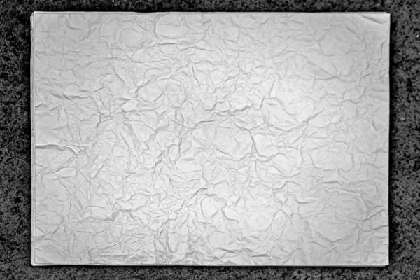 White Texture Background Crumpled Paper — Stock Photo, Image