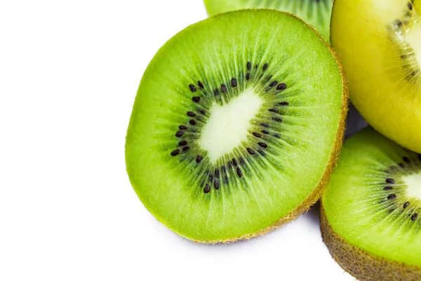 Kiwi Fruit Isolated White Background — Stock Photo, Image