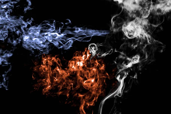 Smoke Various Shapes Can Used Various Decorative Work — ストック写真