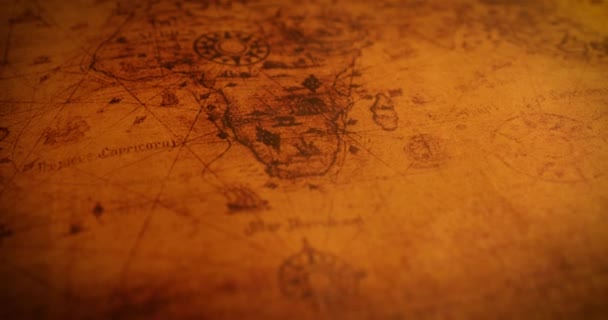 glissant sur la carte du monde antique 