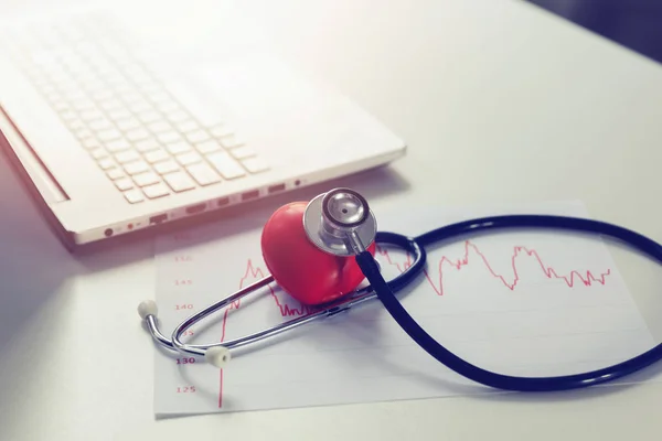 Hart gezondheid cardiologie concept — Stockfoto