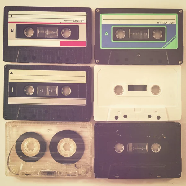 Retro Audio Cassette Tape — Stock Photo, Image