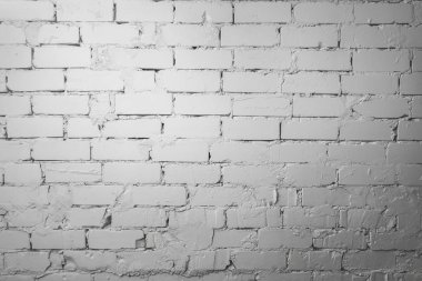 Beyaz tuğla duvar