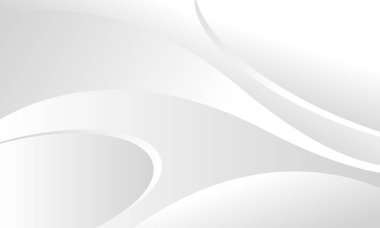 Soyut beyaz ve gri renk teknolojisi modern arkaplan tasarım vektörü ilüstrasyonu