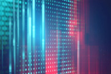 mavi geometrik soyut teknoloji ve bilim arkaplanı