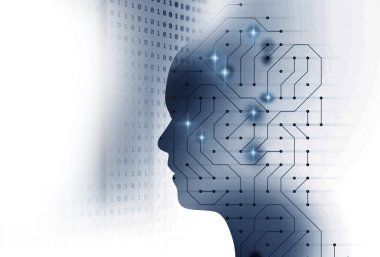 soyut Finans teknolojileri arka plan fintech simgesini temsil Blockchain ve Fintech yatırım