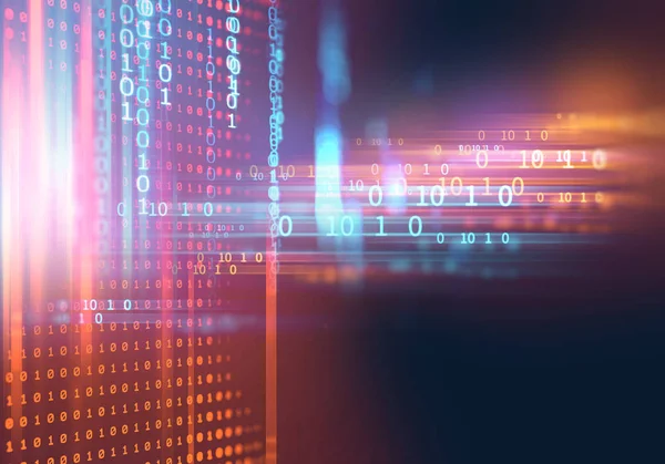 デジタルコード番号抽象的な背景はコーディング技術とプログラミング言語を表し — ストック写真