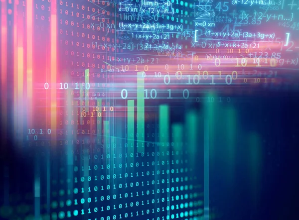 Finansal kriz ve finansal erimeyi temsil eden teknolojik arkaplan grafiği