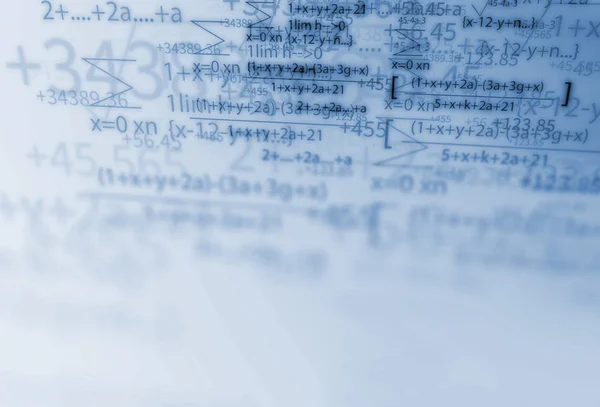 Formula Scientifica Equazione Matematica Sfondo Astratto Concetto Apprendimento Automatico Artificiale — Foto Stock