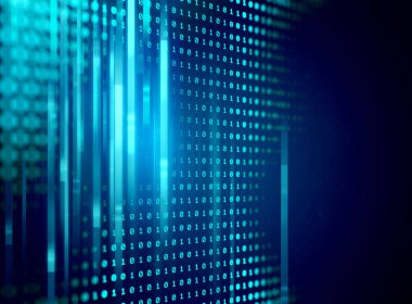 Görsel veri karmaşıklığına sahip soyut geleceksel bilgi, Büyük veri konsepti, temel programlama 