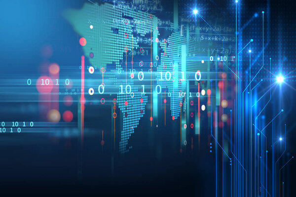 Программирование кода абстрактной технологии фон разработчика программного обеспечения и компьютерных рецептов
