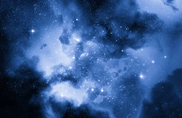 Глибока космічна туманність і тло галактики 3d ілюстрація . — стокове фото