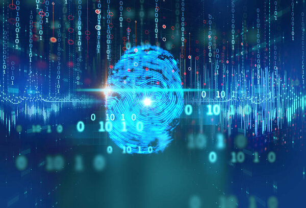 цифровой код номер абстрактной технологии фон
