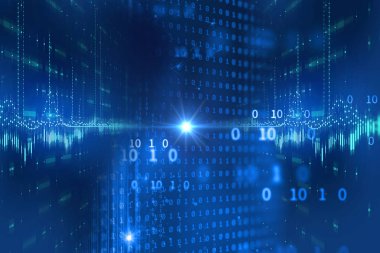 Teknik mali grafik teknolojisi arka plan üzerinde