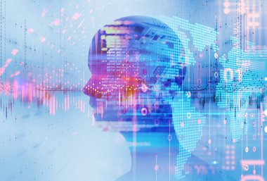 Programlama kod soyut teknolojik altyapı yazılım deve