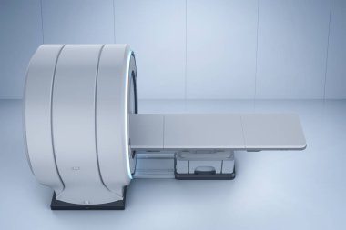 3D render MRI tarama tarama devic makine ya da manyetik rezonans görüntüleme
