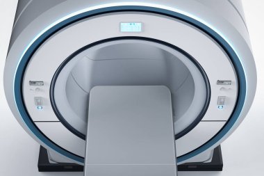 3D render MRI tarama tarama devic makine ya da manyetik rezonans görüntüleme