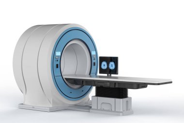 3D işleme bilgisayar monitör ekran x-ışını beyin MR'ı La