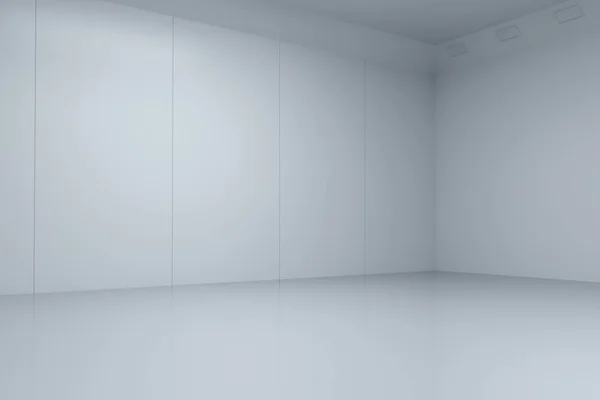 Rendering Empty Room White Wall — Stock Photo, Image